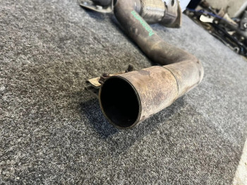 Приемная труба Porsche Panamera 970 3.0d
